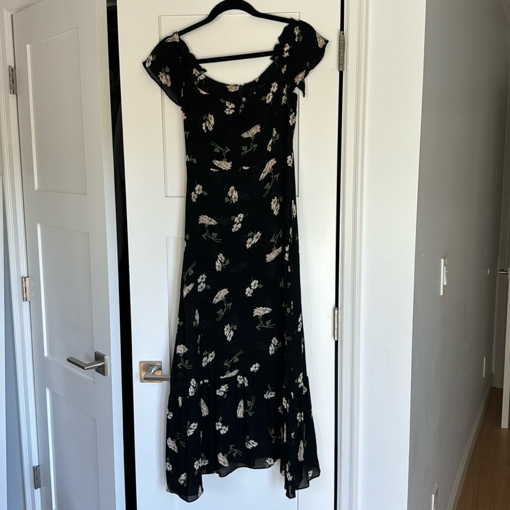 Reformation Floral Midi Dress Sz 8